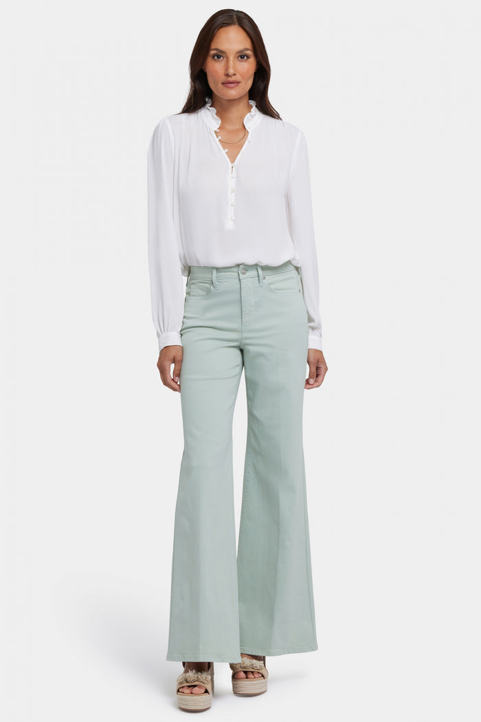 Mia Palazzo Jeans In Petite With High Rise | Tomatillo | Pants | NYDJ