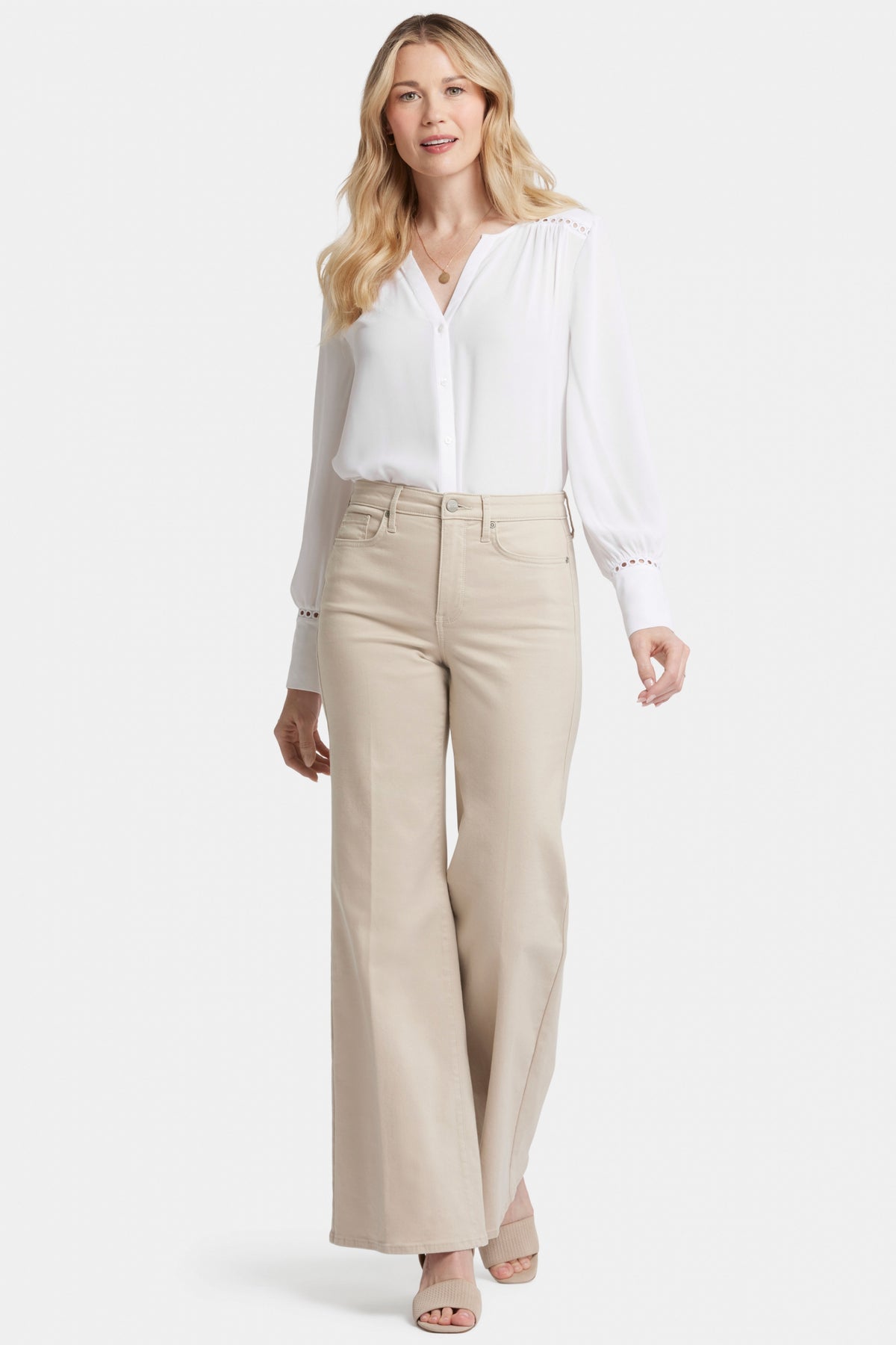 Mia Palazzo Jeans In Petite With High Rise | Feather | Pants | NYDJ