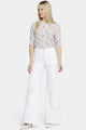 Mia Palazzo Jeans In Petite With High Rise | Optic White | Pants | NYDJ