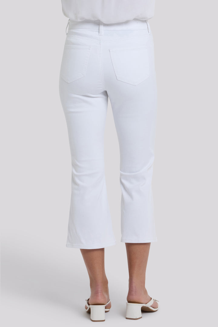 Monica Kick Flare Crop Jeans | Optic White