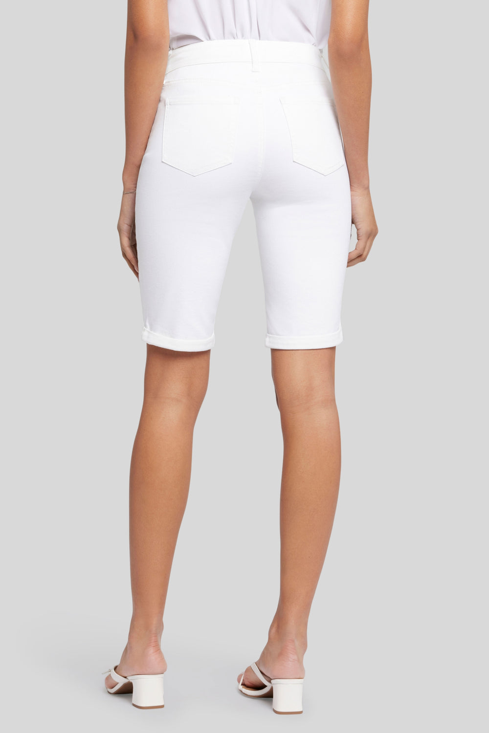 Briella Denim Shorts | Optic White | Shorts | NYDJ