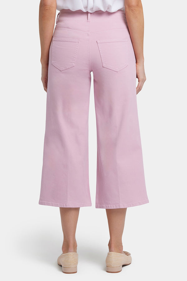 Brigitte Wide Leg Capri Jeans With High Rise | Pink Nectar | Pants | NYDJ