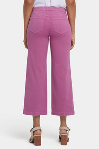 Teresa Wide Leg Ankle Jeans | Red Violet | Pants | NYDJ