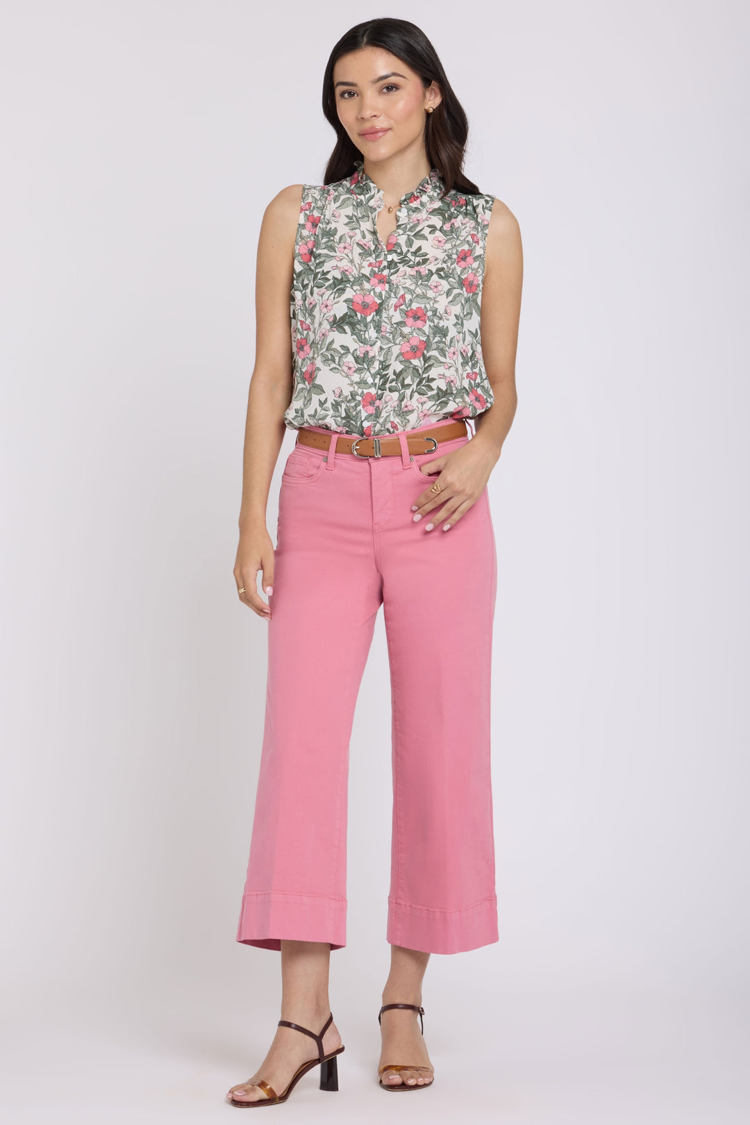 Teresa Wide Leg Ankle Jeans | Desert Rose | Pants | NYDJ