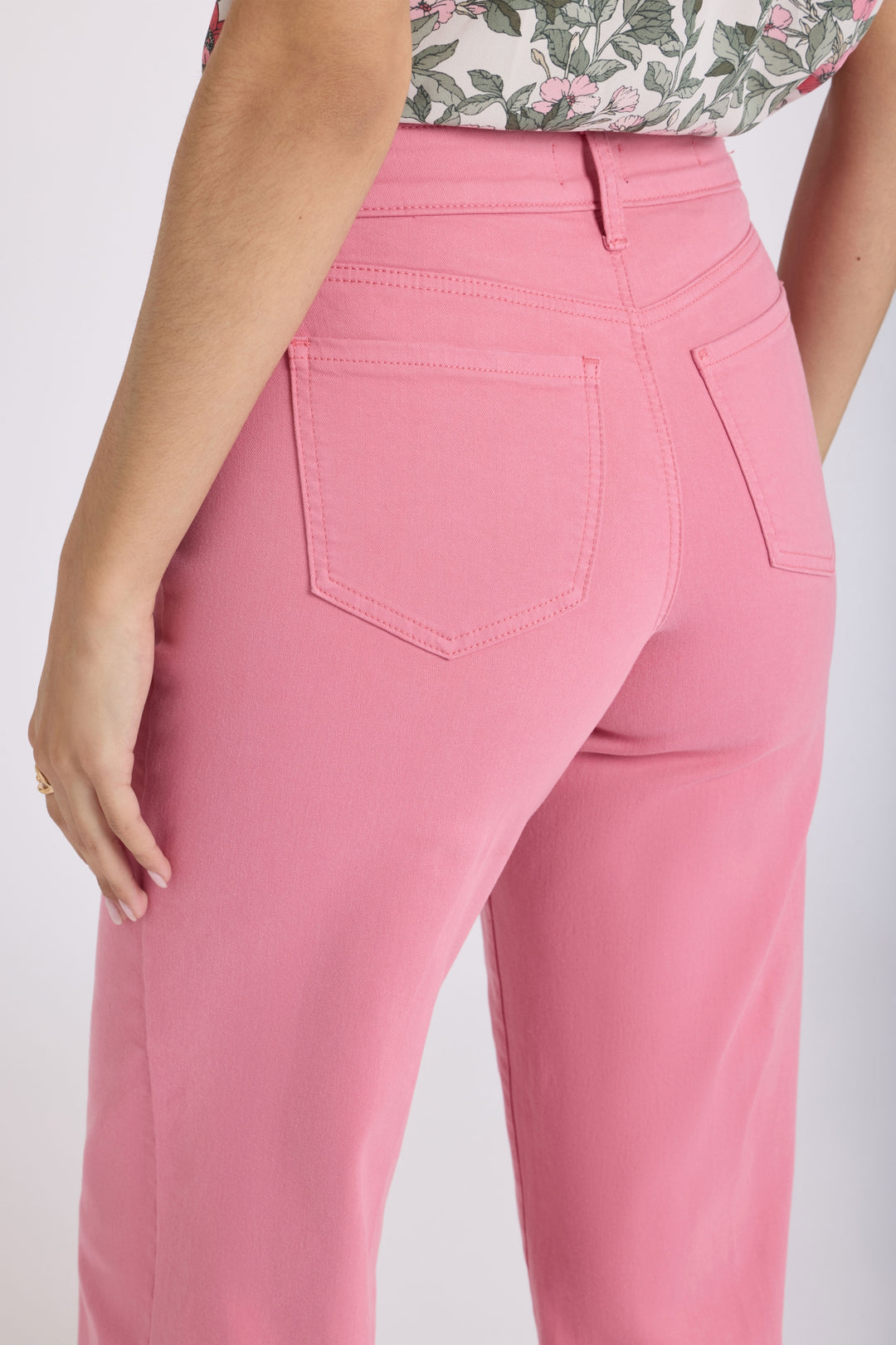 Teresa Wide Leg Ankle Jeans | Desert Rose | Pants | NYDJ