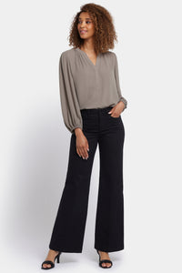 Teresa Wide Leg Jeans | Black | Pants | NYDJ