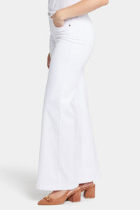 Teresa Wide Leg Jeans | Optic White | Pants | NYDJ