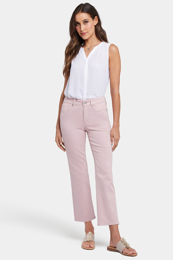 Marilyn Straight Ankle Jeans | Pale Mauve | Denim | NYDJ