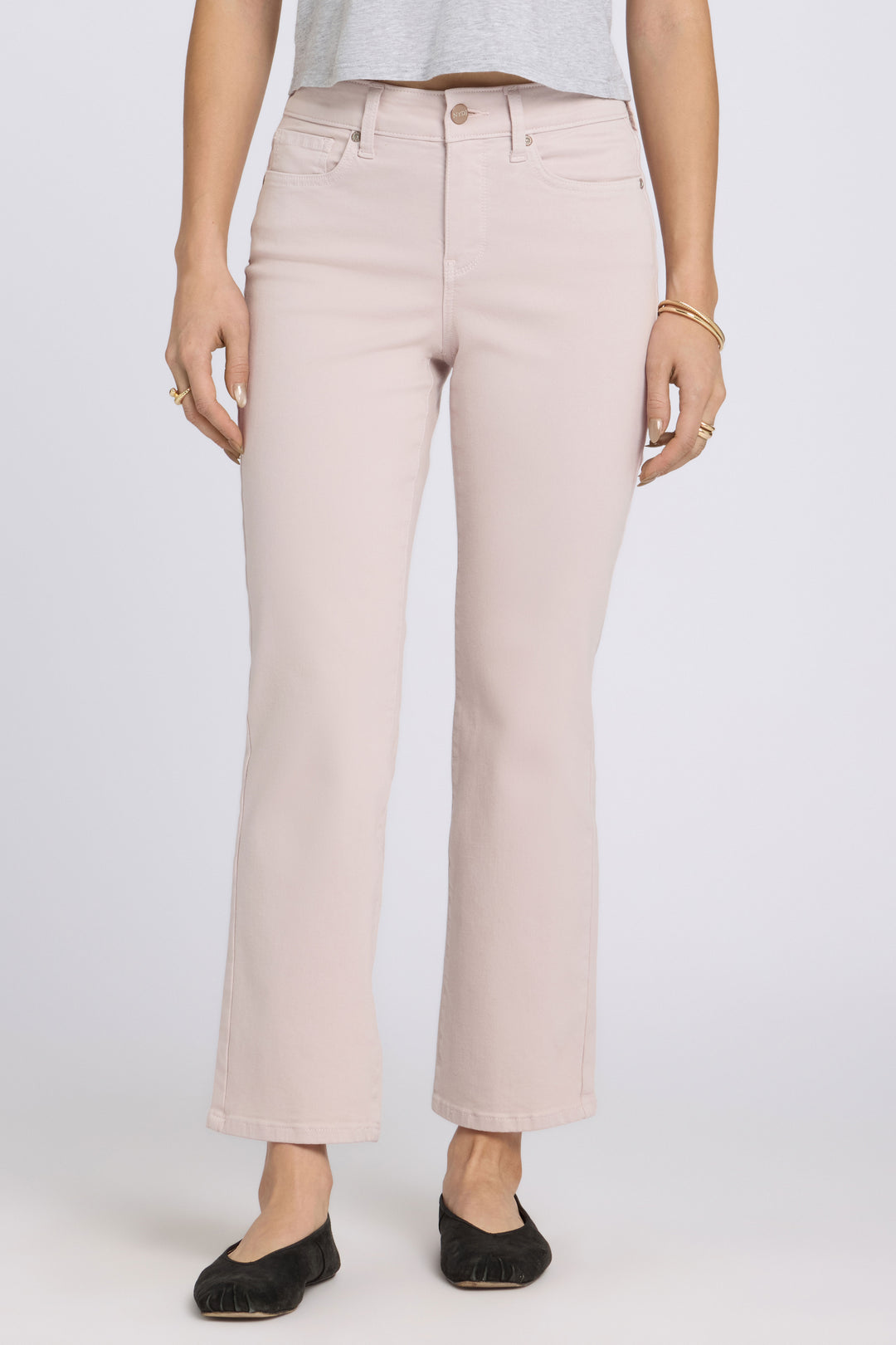 Marilyn Straight Ankle Jeans | Rock Flower | Denim | NYDJ
