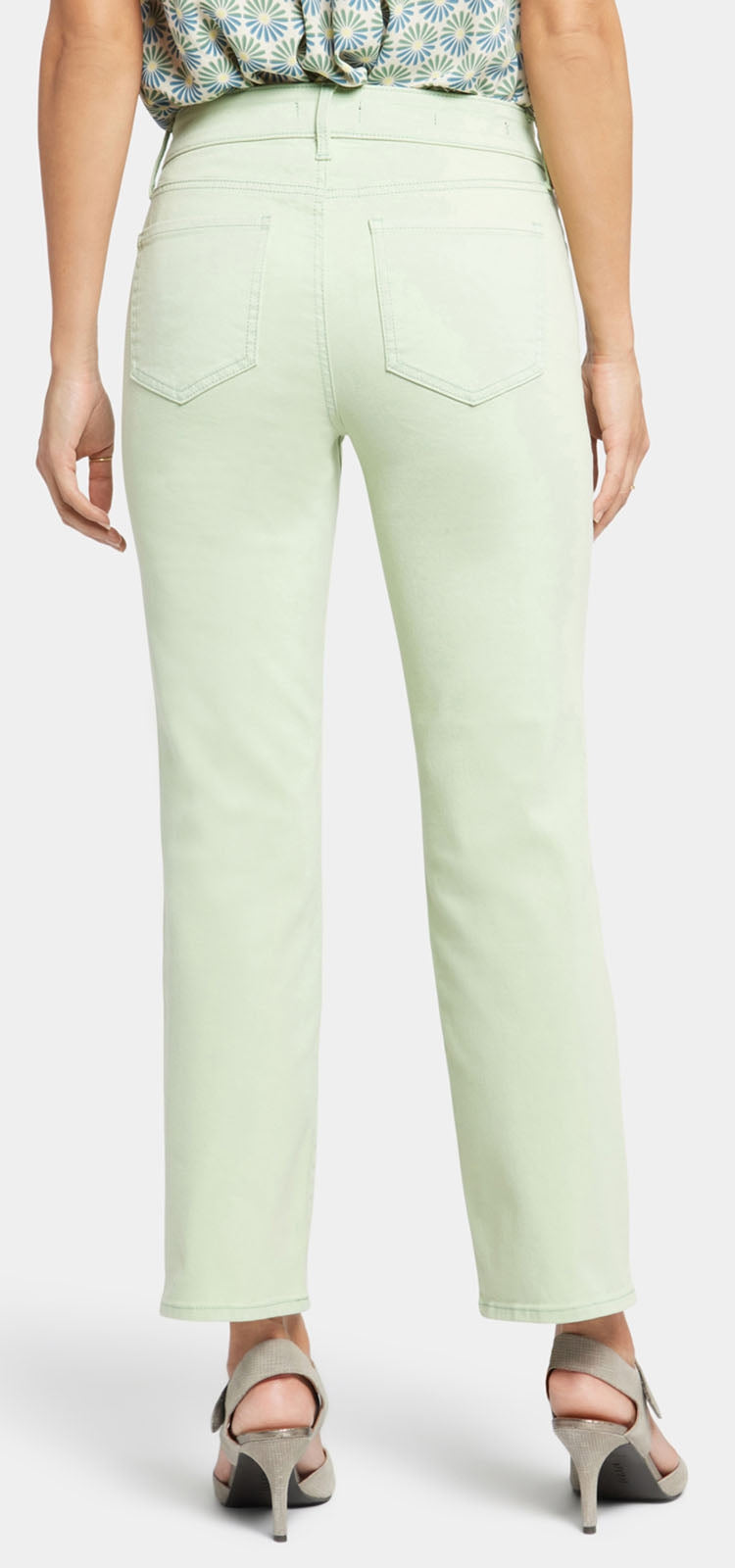 Marilyn Straight Ankle Jeans Mint Green Premium Denim | Beginning | Denim | NYDJ