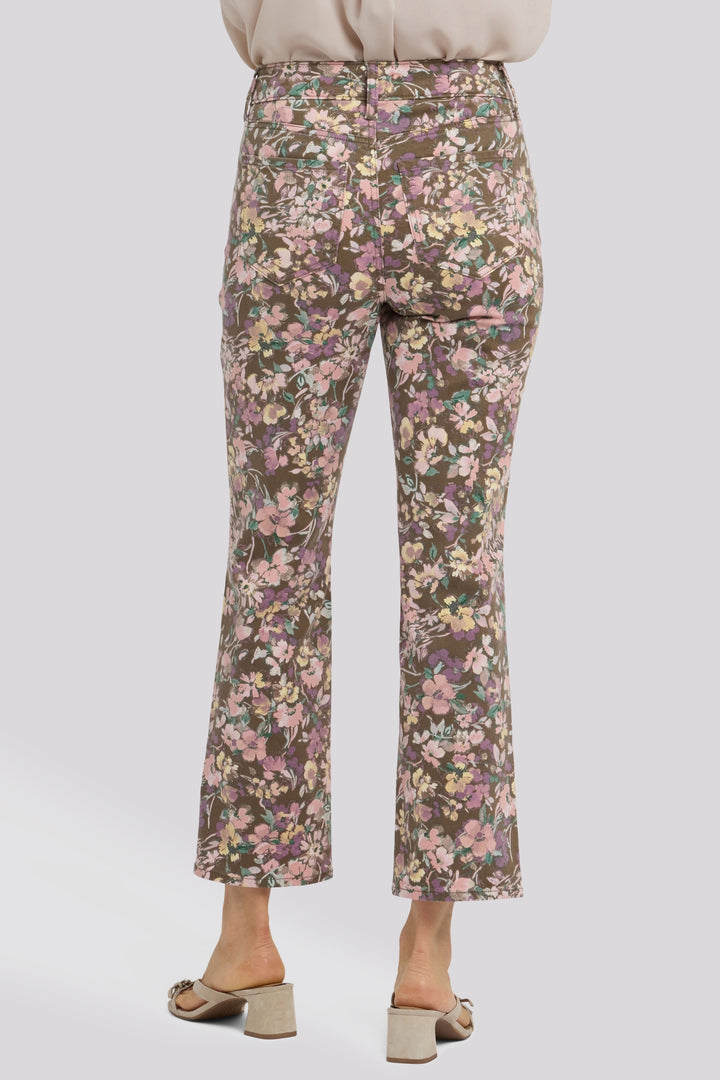 Marilyn Straight Ankle Jeans With High Rise | Earth Blooms | Denim | NYDJ
