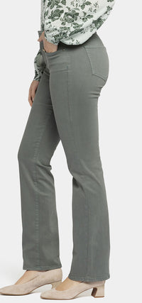 Marilyn Straight Jeans Green Coloured Denim | Sage Leaf | Pants | NYDJ