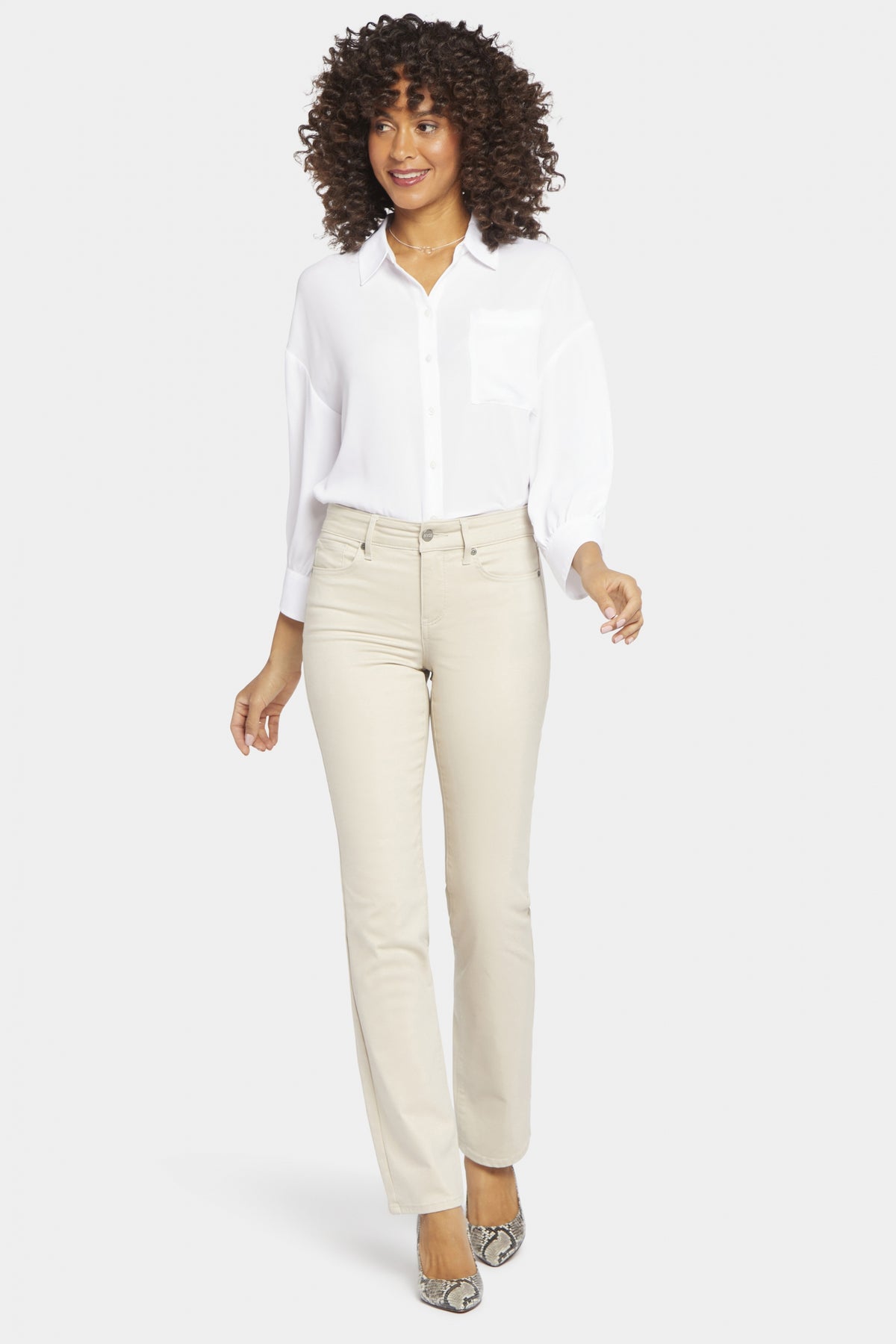 Marilyn Straight Jeans | Feather