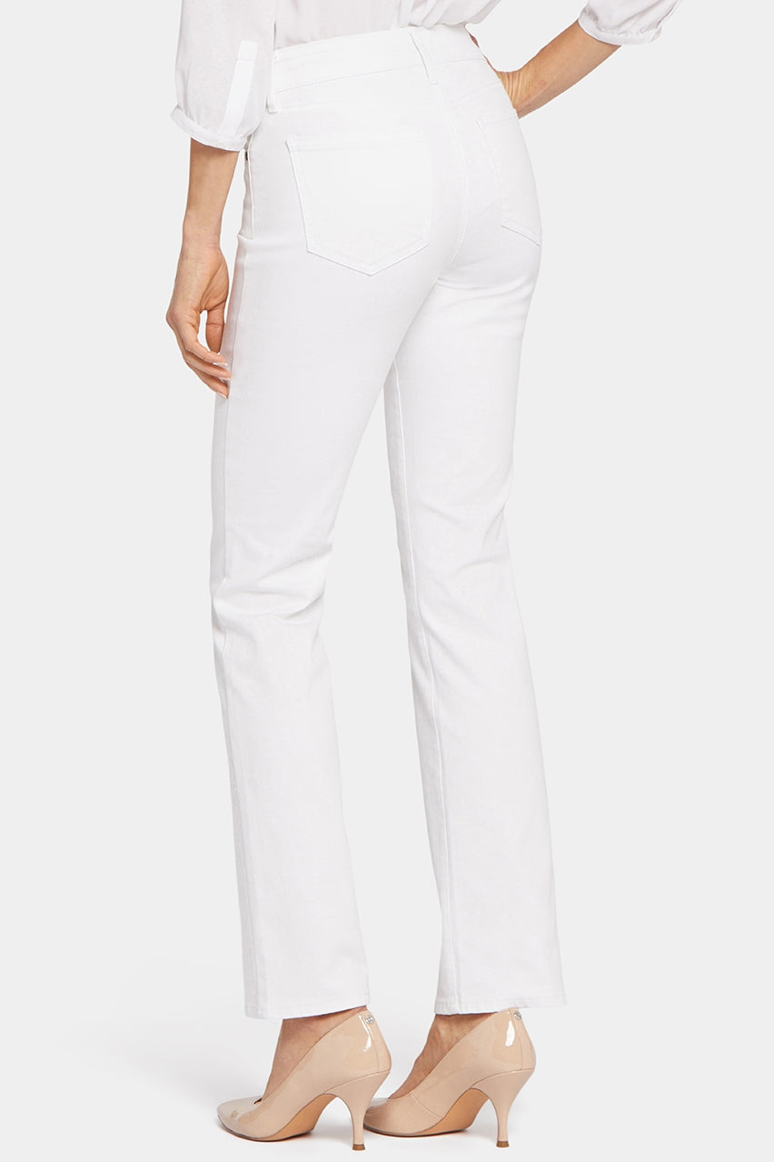 Marilyn Straight Jeans | Optic White | Pants | NYDJ