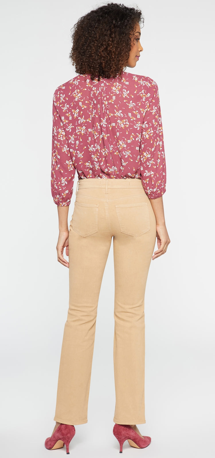 Marilyn Straight Jeans Beige Premium Denim | Crossroads | Pants | NYDJ