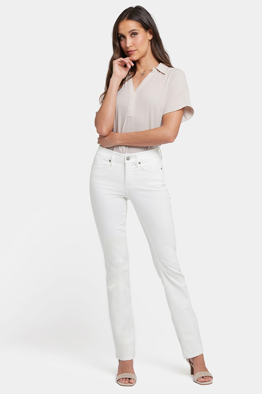 Waist-Match™ Marilyn Straight Jeans | Optic White | Pants | NYDJ