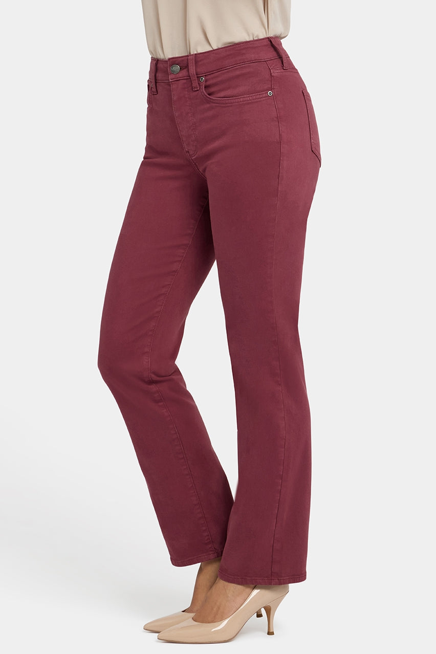 Marilyn Straight | True Burgundy | Pants | NYDJ