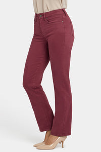 Marilyn Straight | True Burgundy | Pants | NYDJ