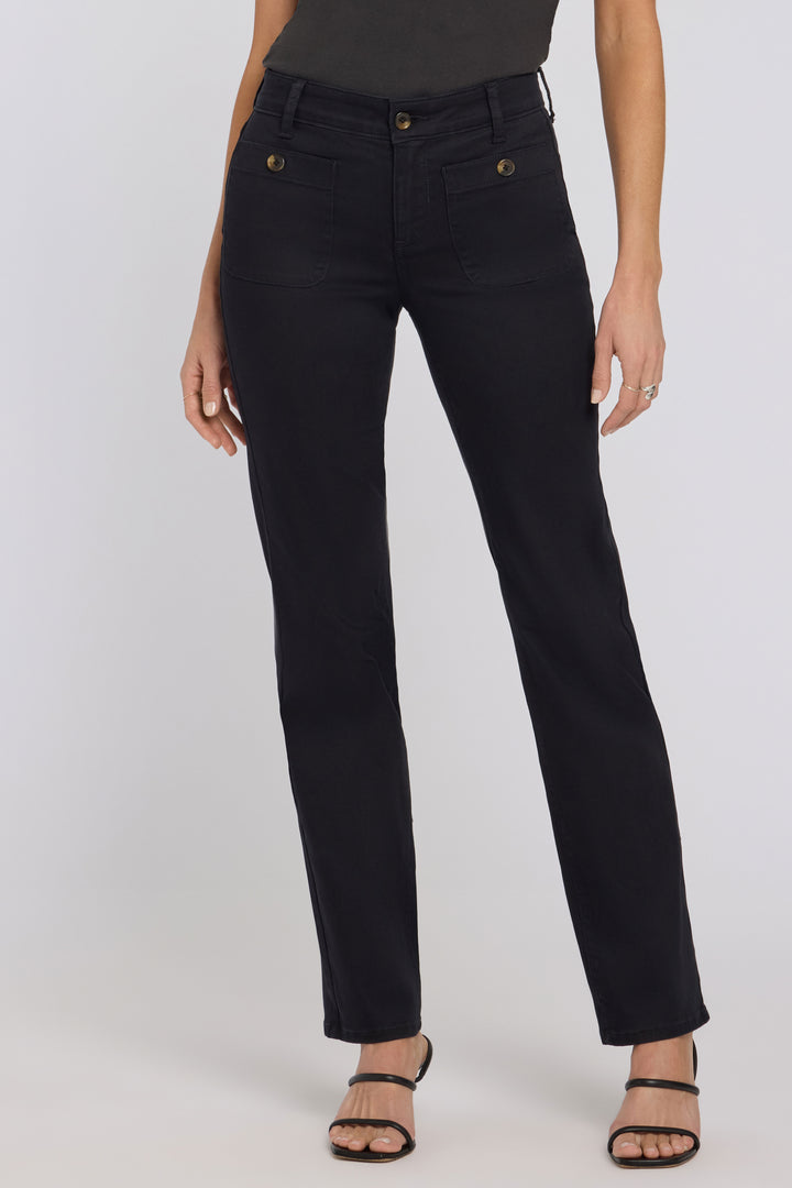 Marilyn Straight Jeans | Black | Denim | NYDJ