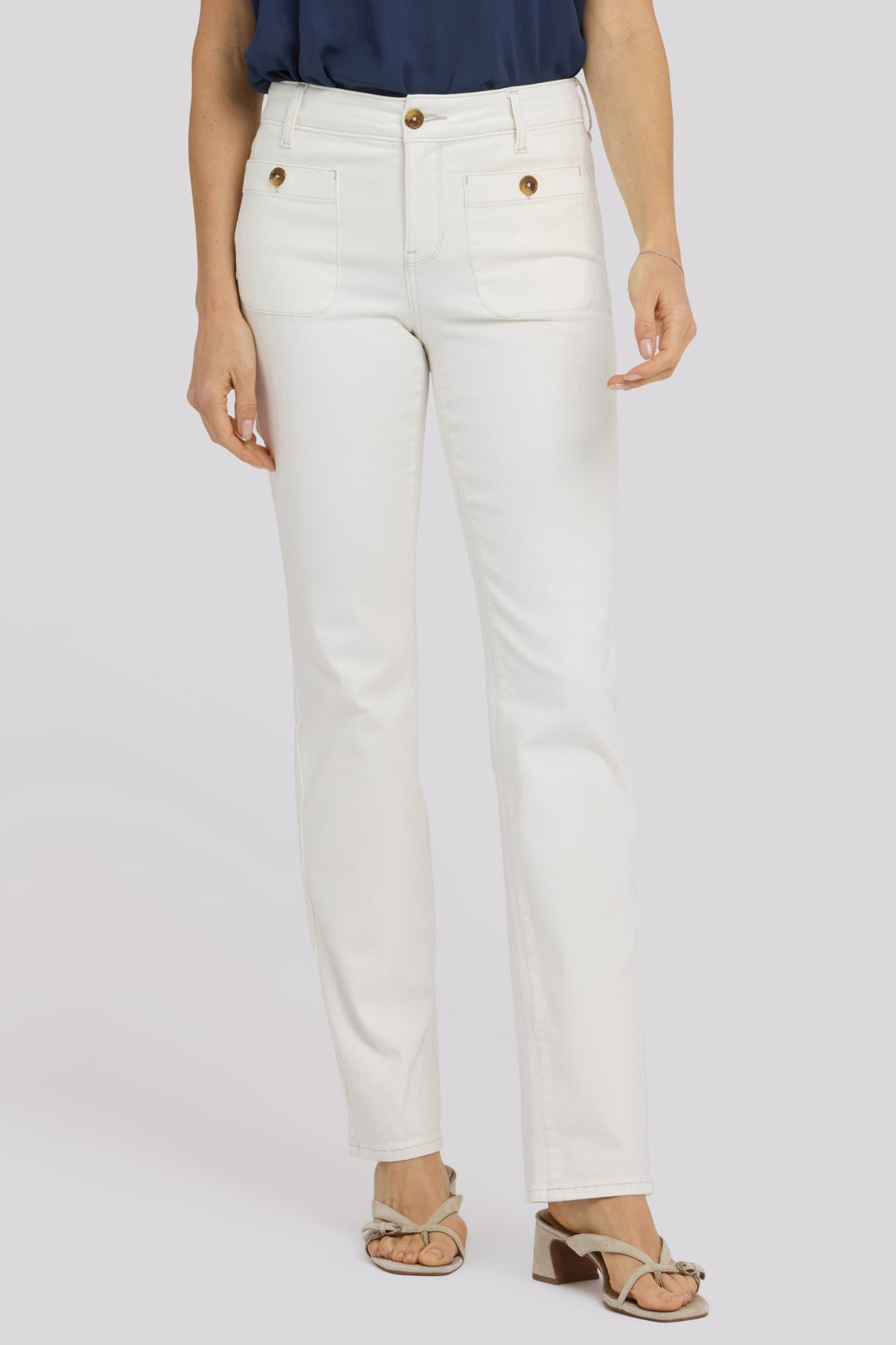 Marilyn Straight Jeans | Vintage White | Denim | NYDJ