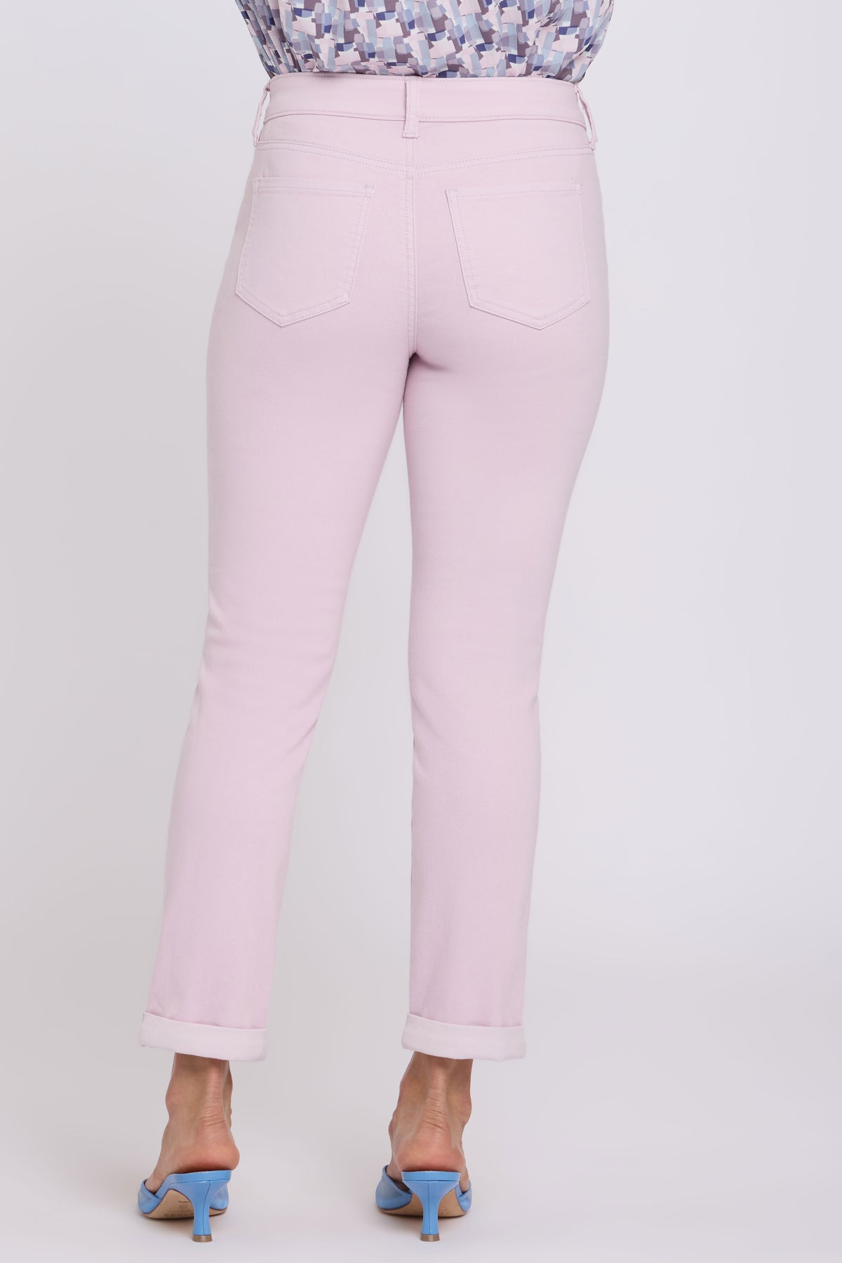 Sheri Slim Straight Ankle Jeans | Light Lilac | Pants | NYDJ