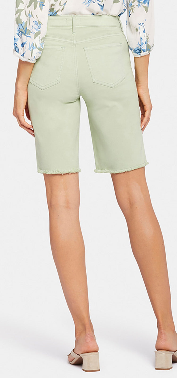 Boyfriend Short Mint Green Premium Denim | Beginning | Shorts | NYDJ