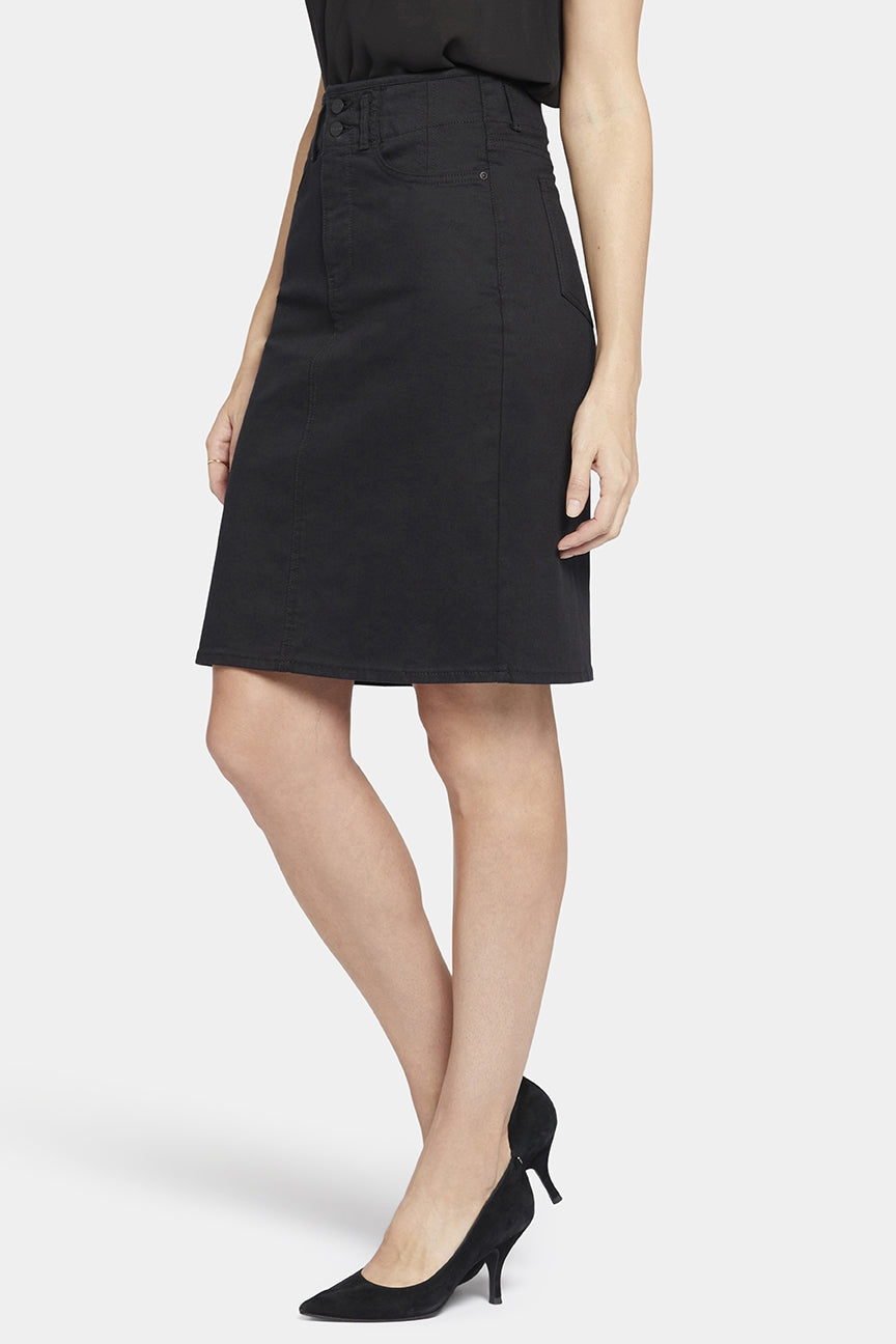 High Waist Skirt | Black | Skirt | NYDJ