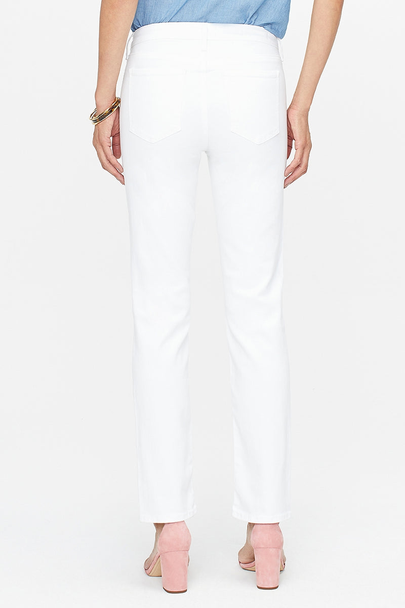 Sheri Slim Jeans White Coloured Denim | Optic White | Pants | NYDJ