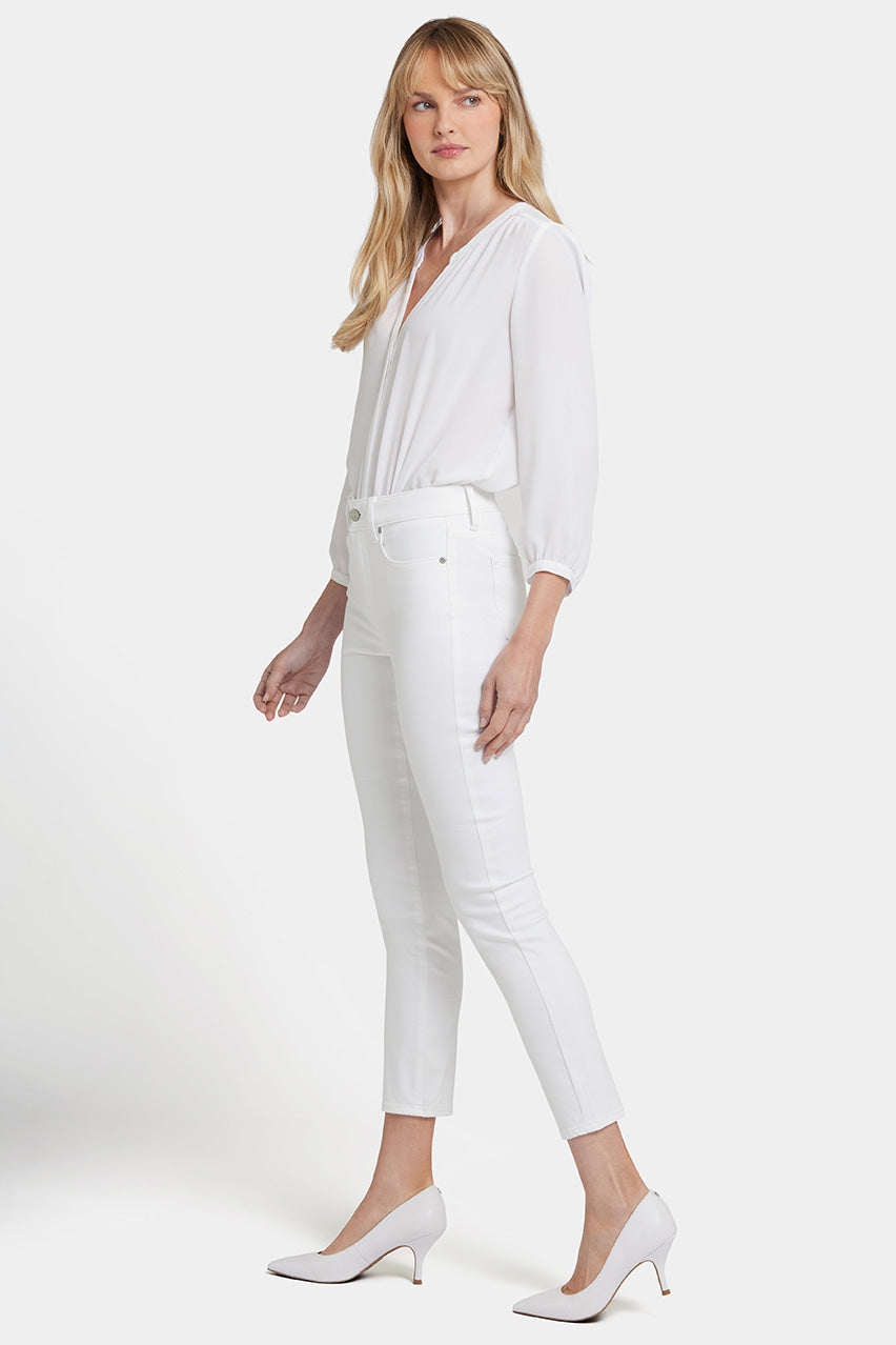 Alina Ankle Jeans White Premium Denim | Optic White | Non Denim | NYDJ