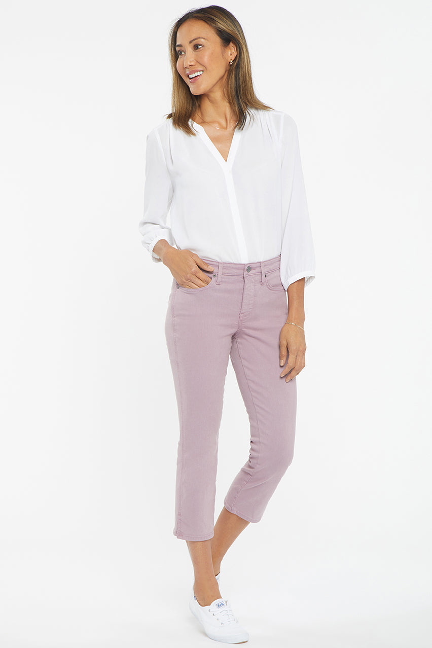 Chloe Capri Jeans Lilac Premium Denim | Taro | Denim | NYDJ