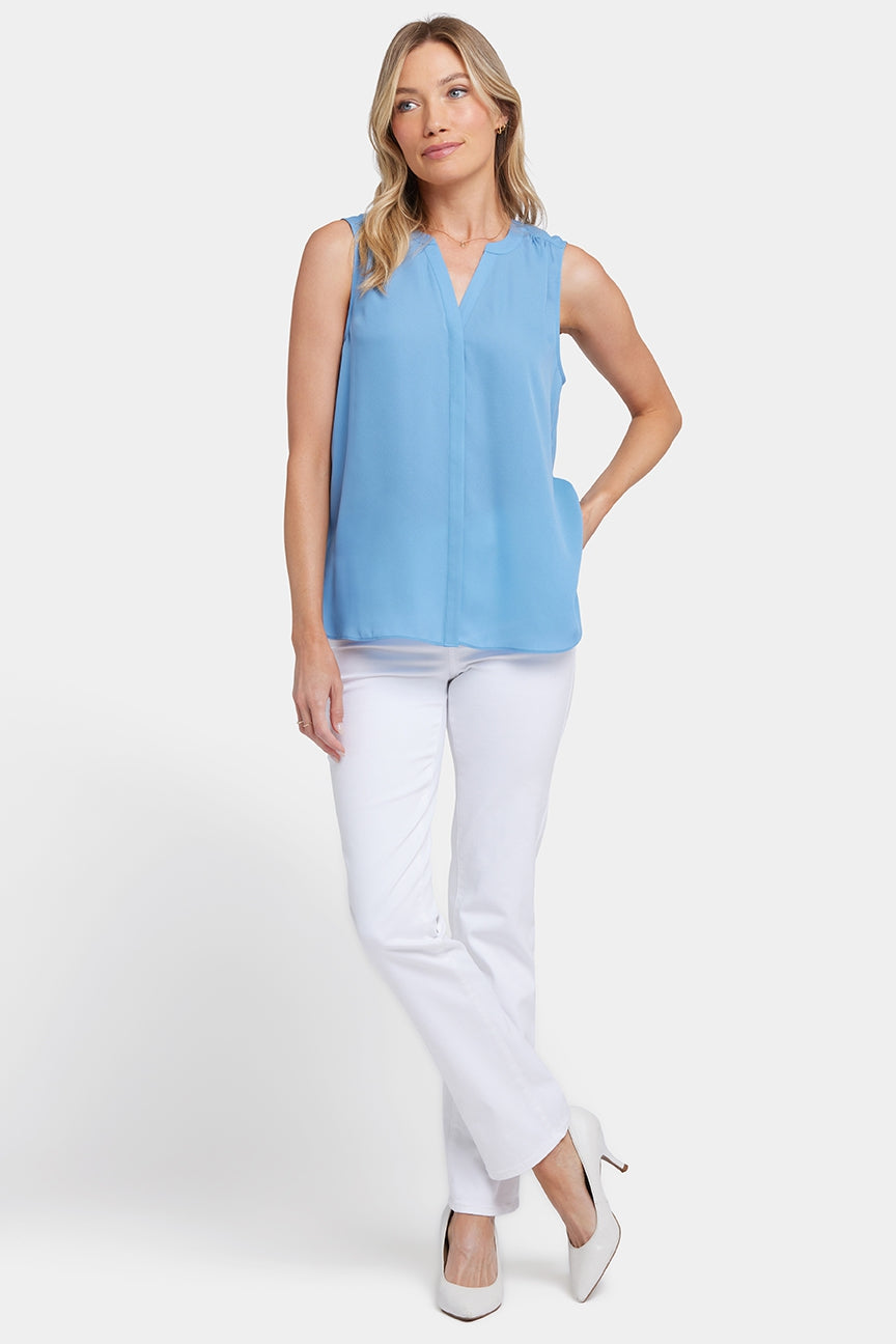 Mouwloze Pintuck Blouse | Pacific Coast