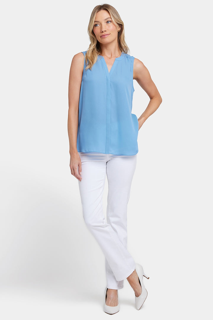 Mouwloze Pintuck Blouse | Pacific Coast