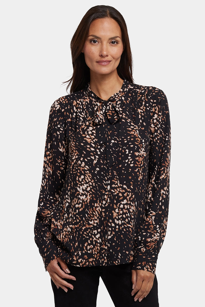 Tie-Neck Blouse | Le Montclair | Blouse | NYDJ