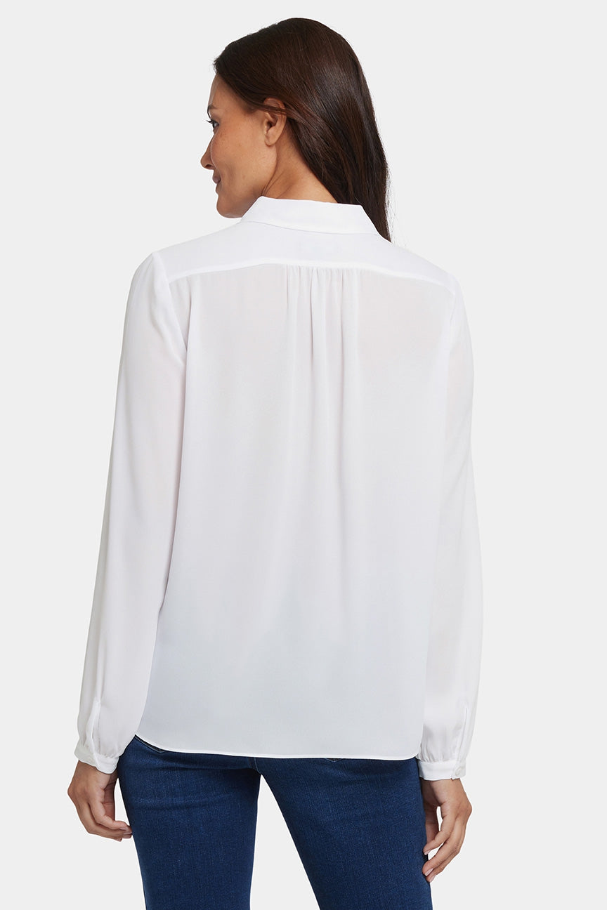 Modern Blouse | Optic White | Blouse | NYDJ