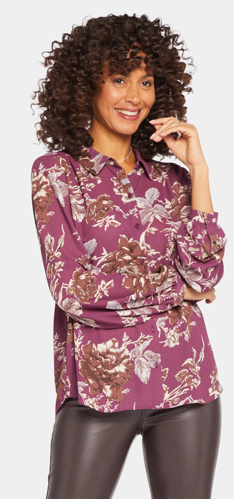 Modern Blouse in Floral Print | Frida Floral | Blouse | NYDJ