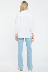 Zoey Blouse White | Optic White | Blouse | NYDJ