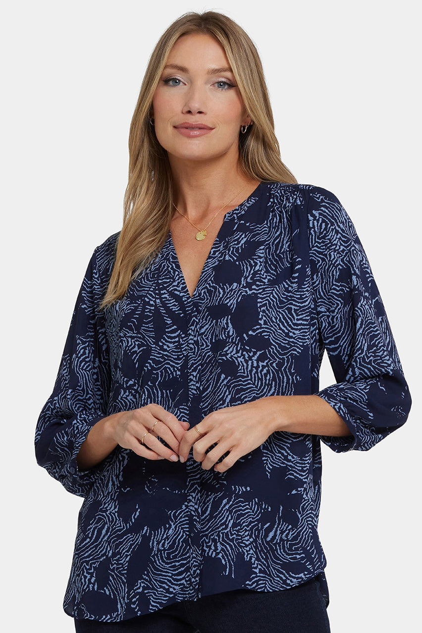 Pintuck Blouse | Manuela Reina | Blouse | NYDJ