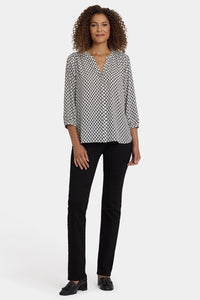 Pintuck Blouse | Gervais Geo | Blouse | NYDJ