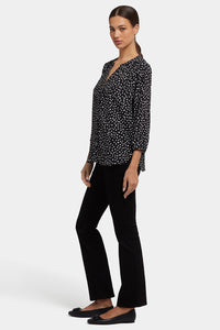 Pintuck Blouse | Francoise Dots | Blouse | NYDJ