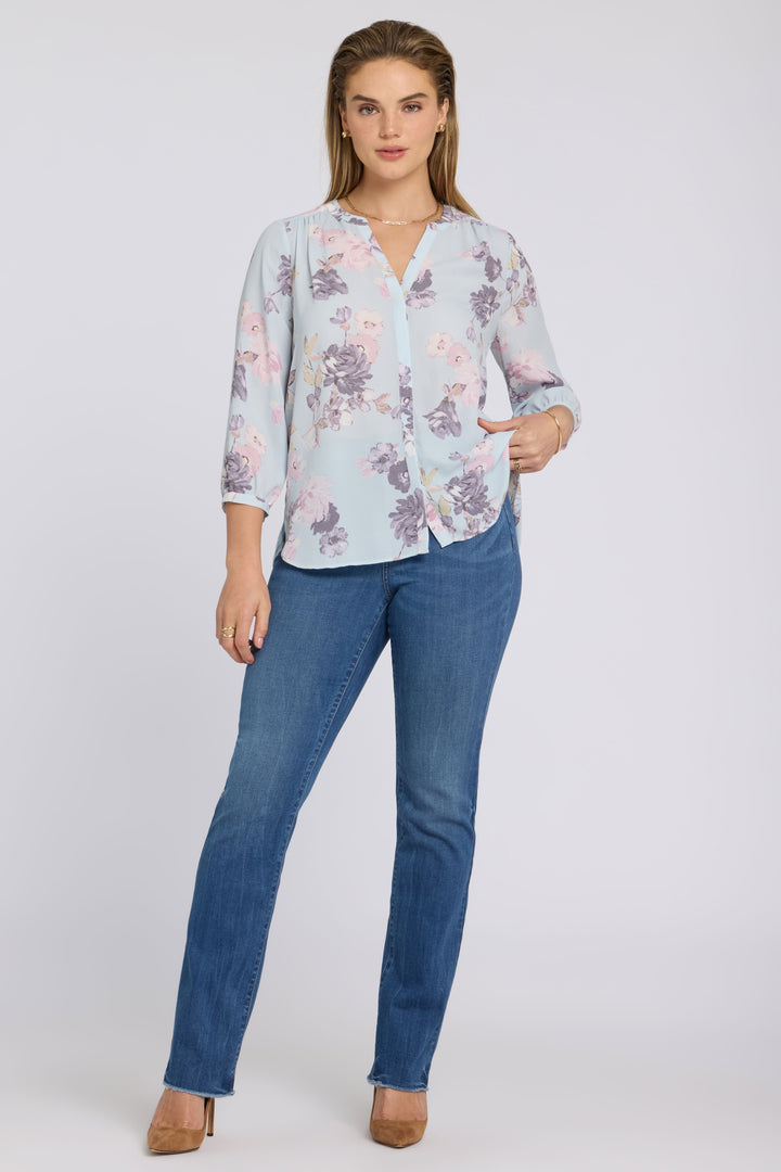 Pintuck Blouse | Graceful Blossom