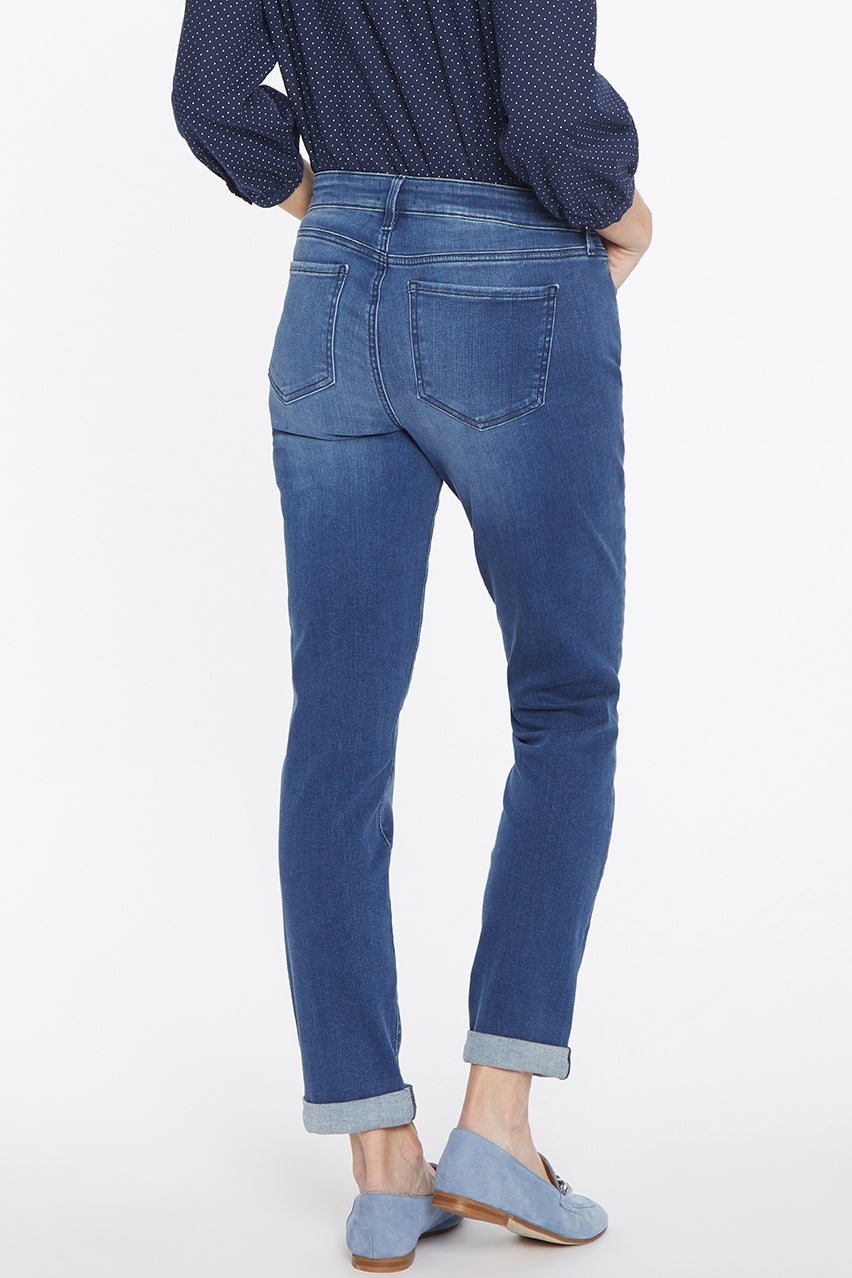 Margot Girlfriend Jeans Medium Blue Premium Denim | Heron | Denim | NYDJ