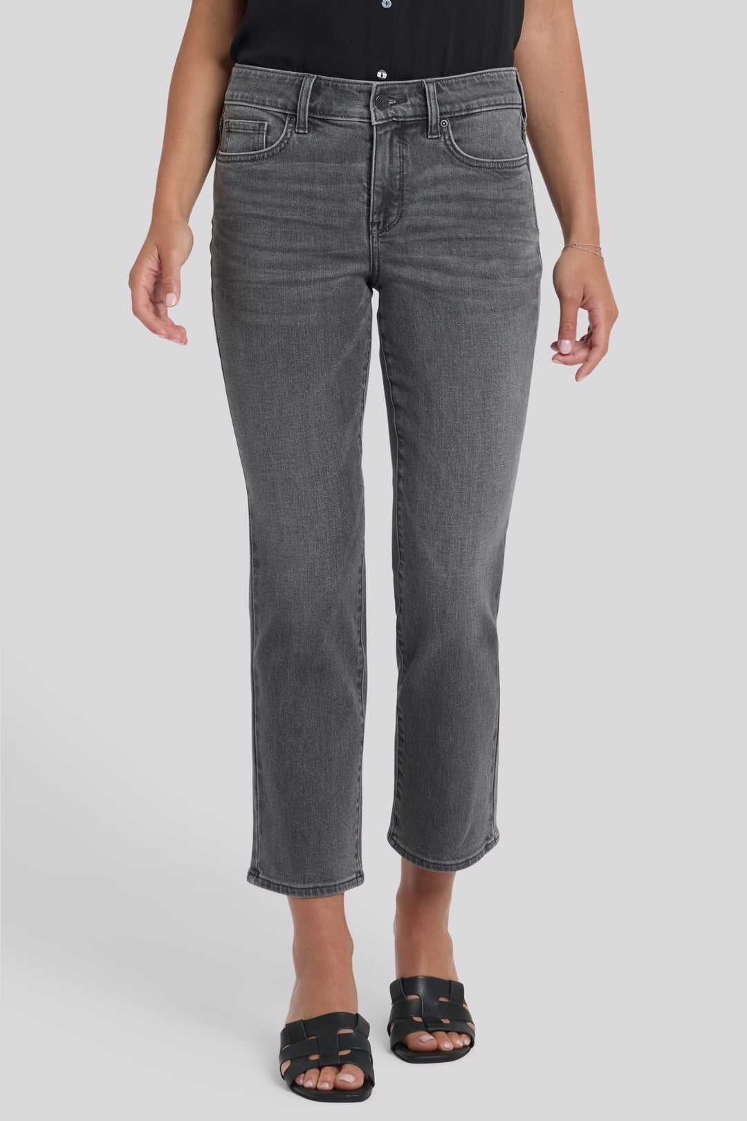 Marilyn Straight Ankle Jeans | Dusty Ash | Denim | NYDJ