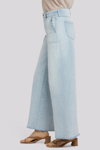 Simone Wide Leg Jeans With High Rise | Desert Shoreline | Denim | NYDJ