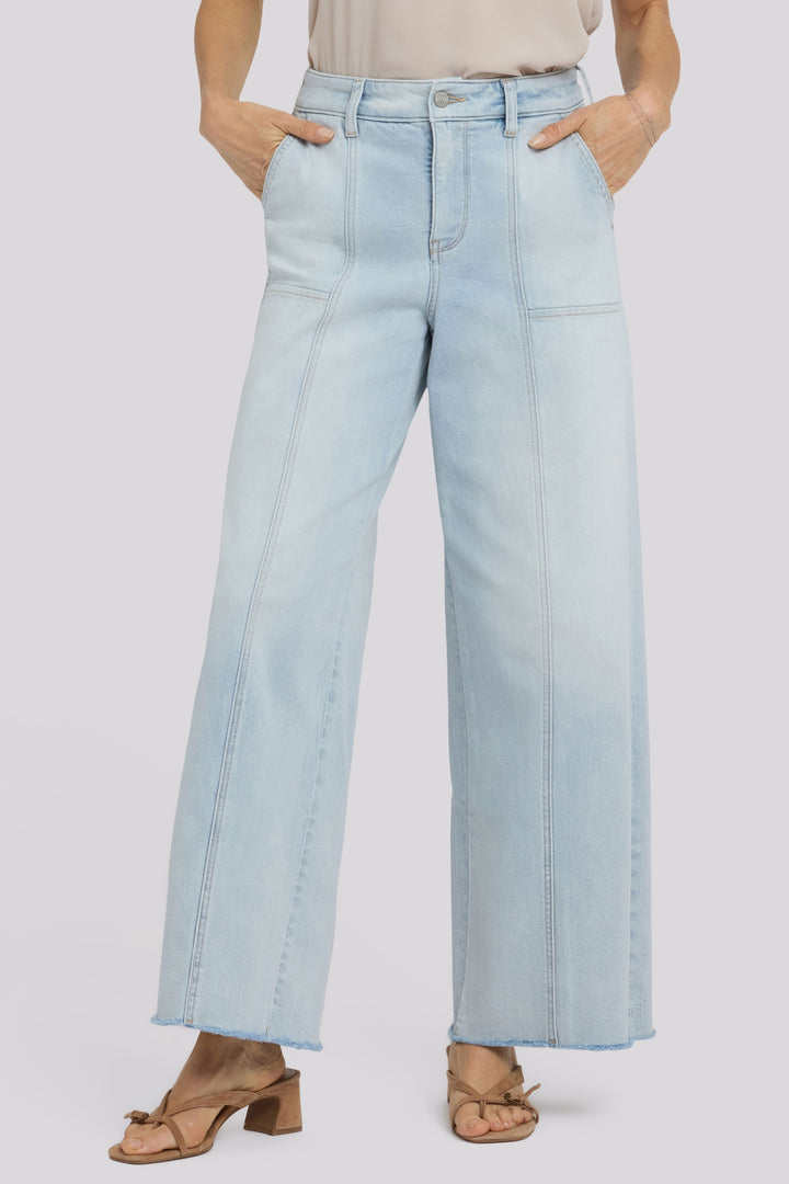 Simone Wide Leg Jeans With High Rise | Desert Shoreline | Denim | NYDJ
