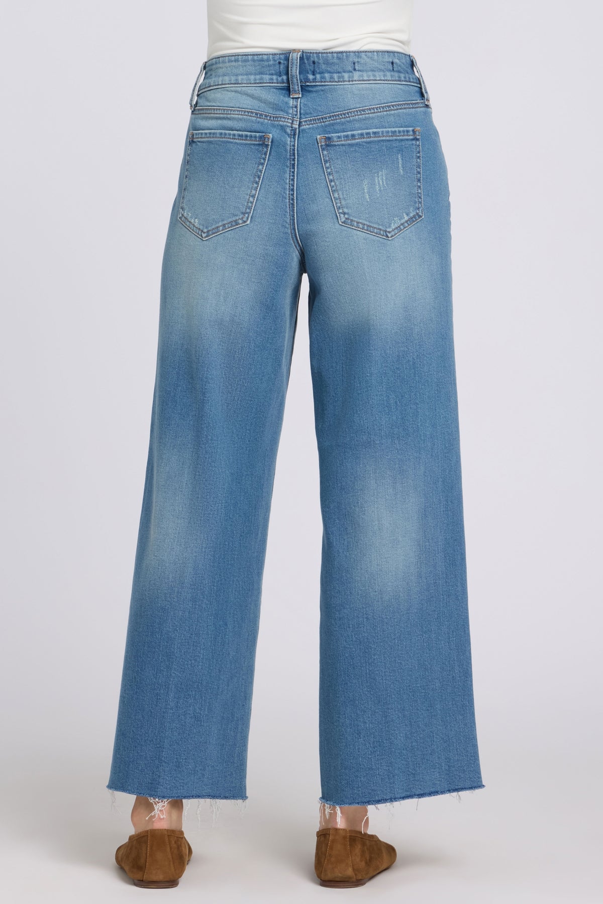 Teresa Wide Leg Ankle Jeans | Port Sea