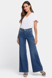 Mia Palazzo Jeans In Petite With High Rise | Valencia Surf | Pants | NYDJ