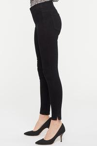 Pull-On Skinny Ankle Black SpanSpring™ Denim | Black | Denim | NYDJ