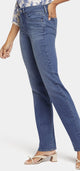 Marilyn Straight Jeans Medium Blue Premium Denim | Rendezvous | Denim | NYDJ