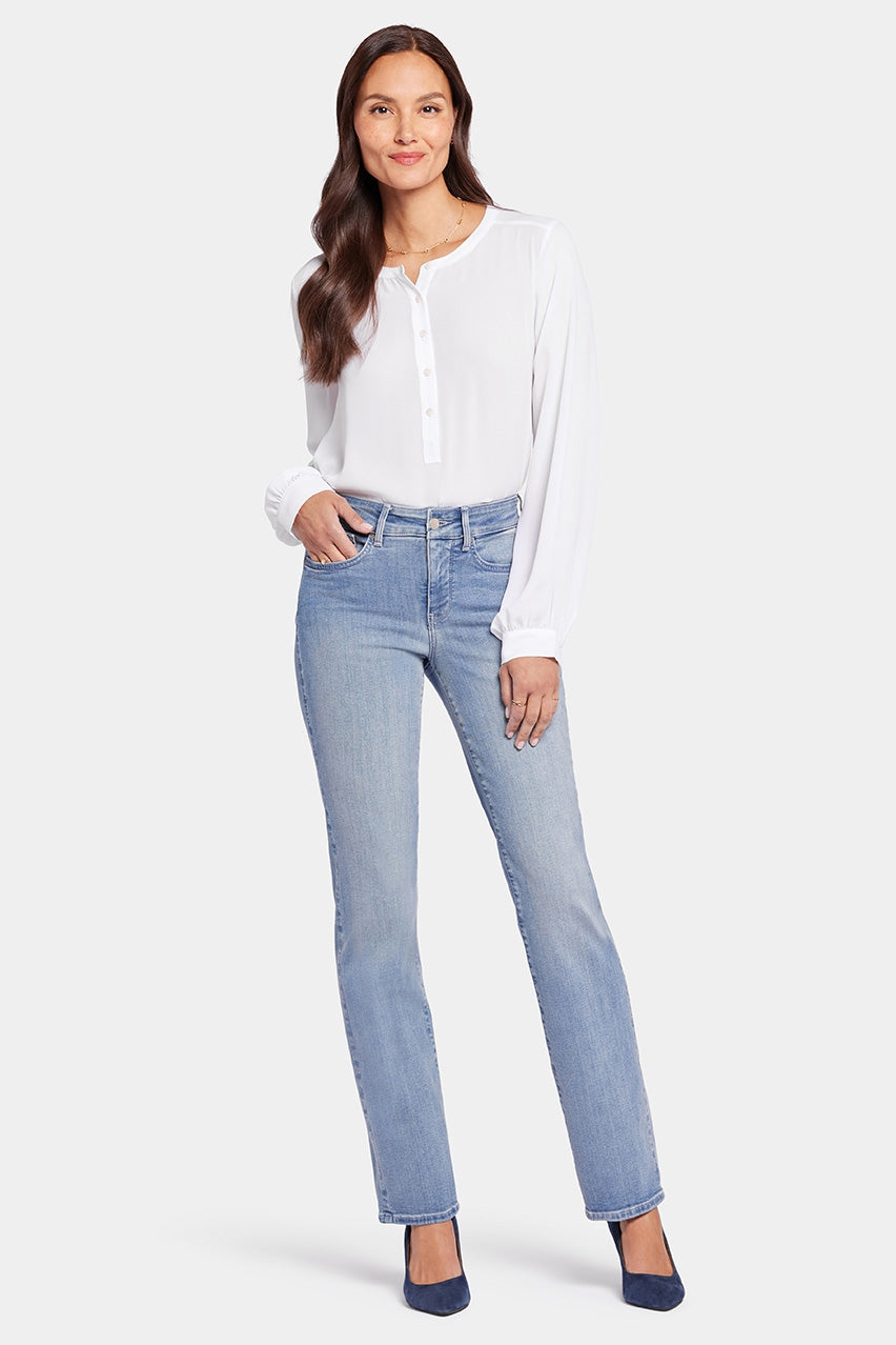 Marilyn Straight Jeans Light Blue Premium Denim | Thistle Falls | Denim | NYDJ