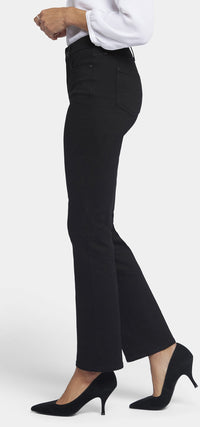 Ellison Straight Jeans With High Rise | Black | Pants | NYDJ